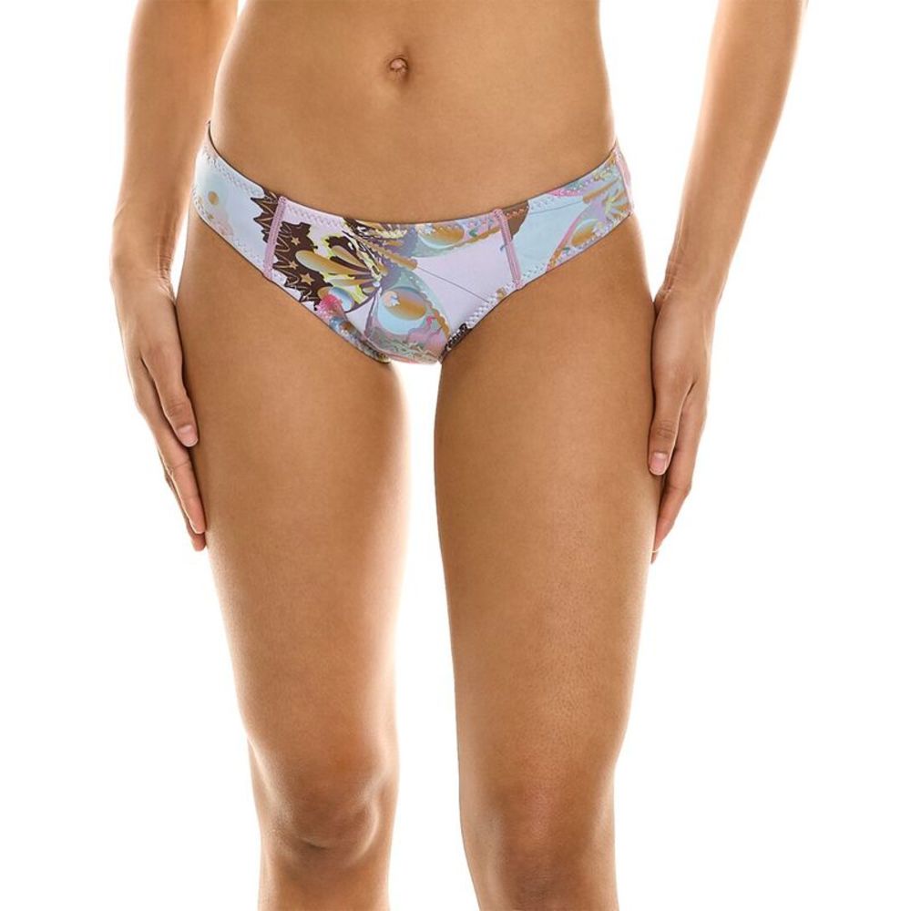 Cynthia Rowley Womens  Neoprene Bikini Bottom, Blue